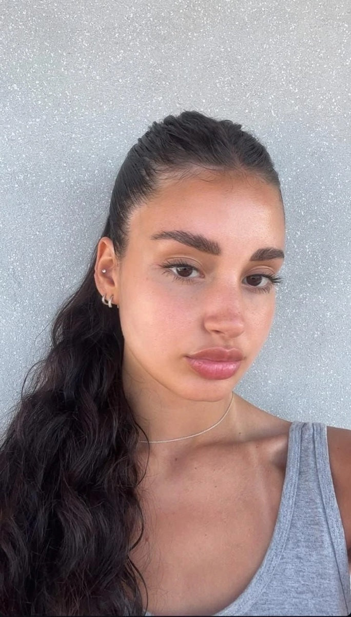 Glowing skin in sunlight