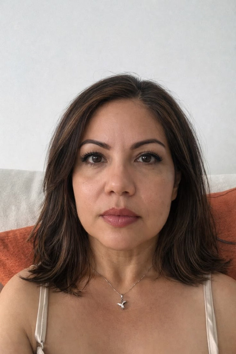 Radiant natural glow selfie